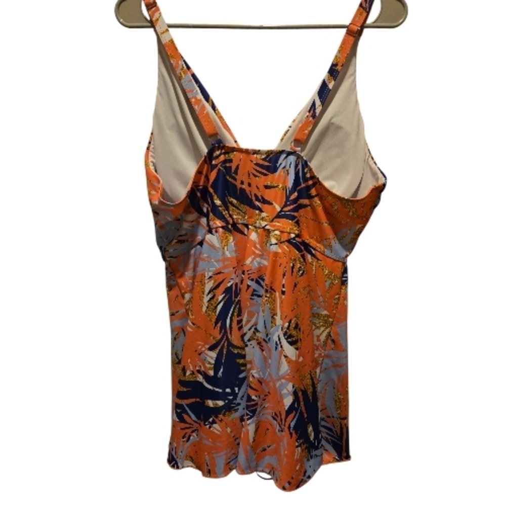 Womens PLUS one Piece Tropical Swimsuit 2X - Picture 3 of 4